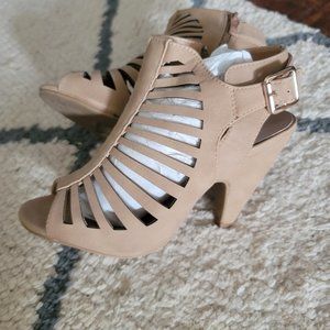 Top Moda open-toe heel